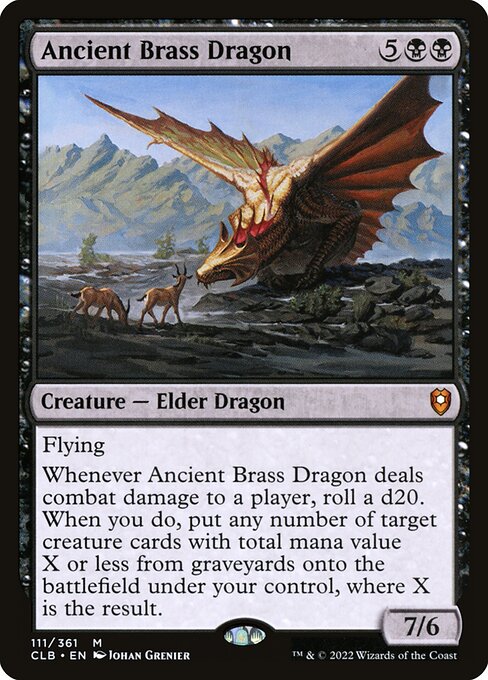 Ancient Brass Dragon - Commander Legends: Battle for Baldur's Gate - 111