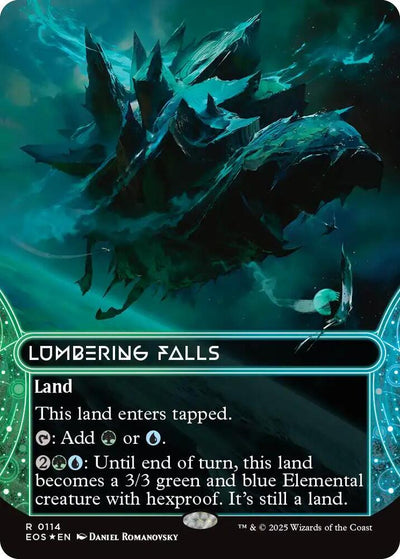 Lumbering Falls (0024) (Borderless) [Edge of Eternities: Stellar Sights]