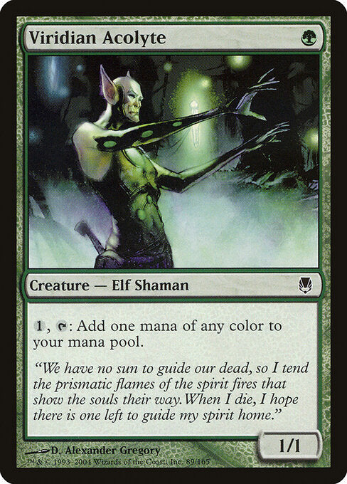 Viridian Acolyte - Darksteel - 89