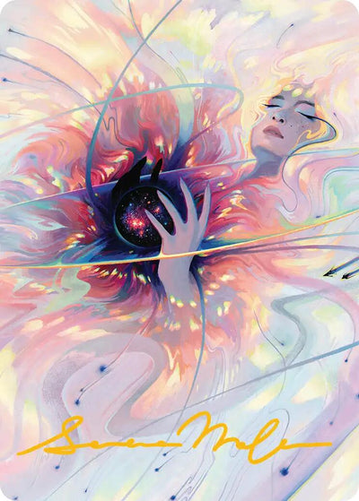 Beyond the Quiet Art Card (Gold-Stamped Signature) [Edge of Eternities Art Series]