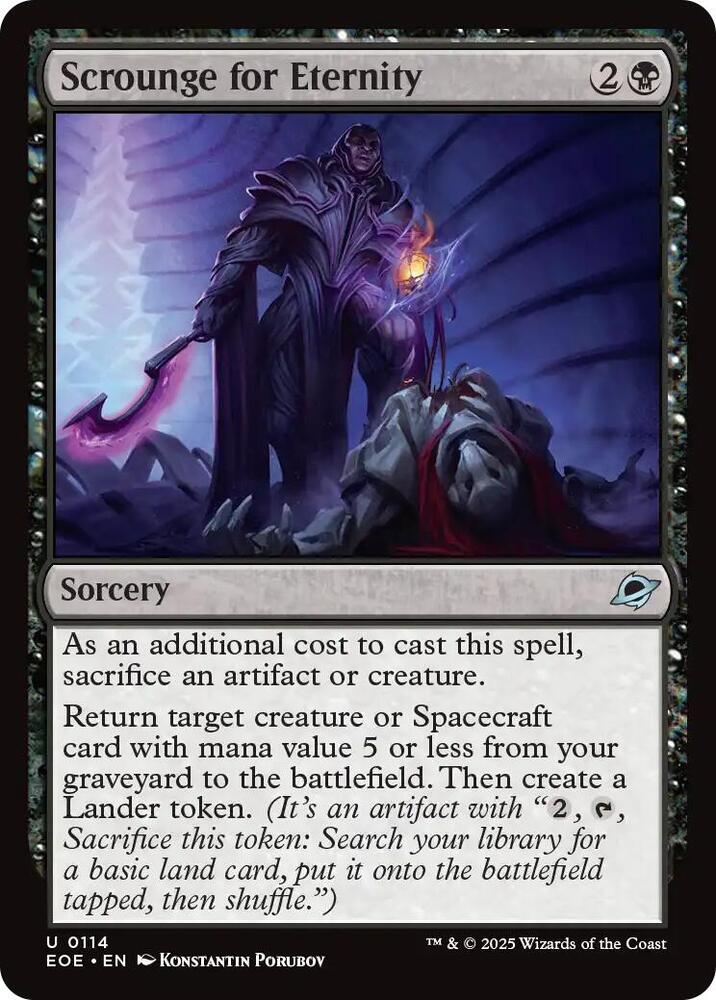 Scrounge for Eternity [Edge of Eternities]