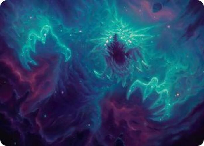 Cosmogoyf Art Card [Edge of Eternities Art Series]