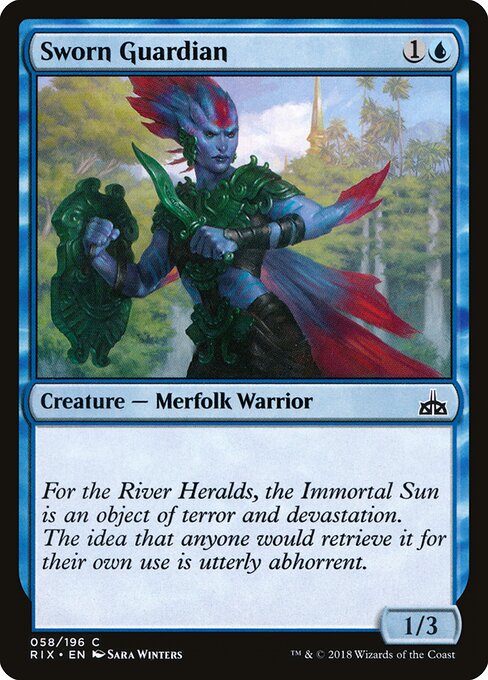 Sworn Guardian - Rivals of Ixalan - 58