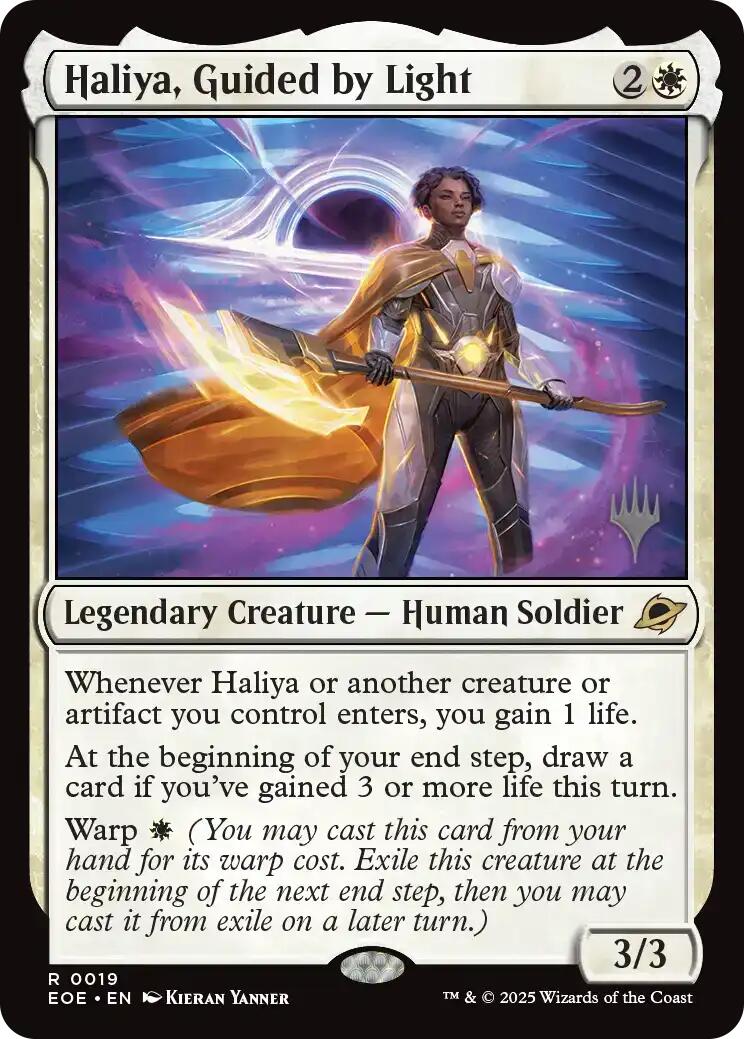 Haliya, Guided by Light (Promo Pack) [Edge of Eternities Promo Pack]