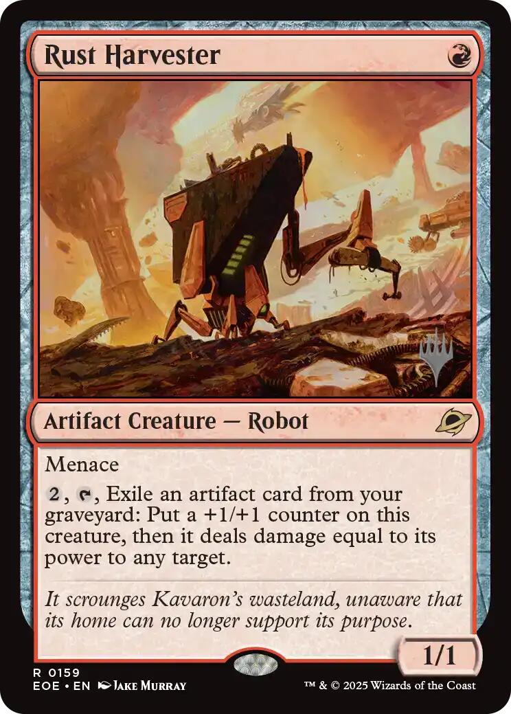 Rust Harvester (Promo Pack) [Edge of Eternities Promo Pack]