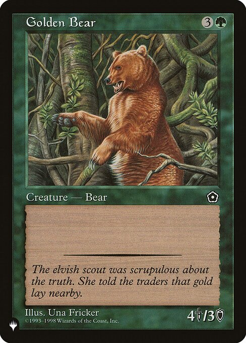 Golden Bear - The List - P02-127