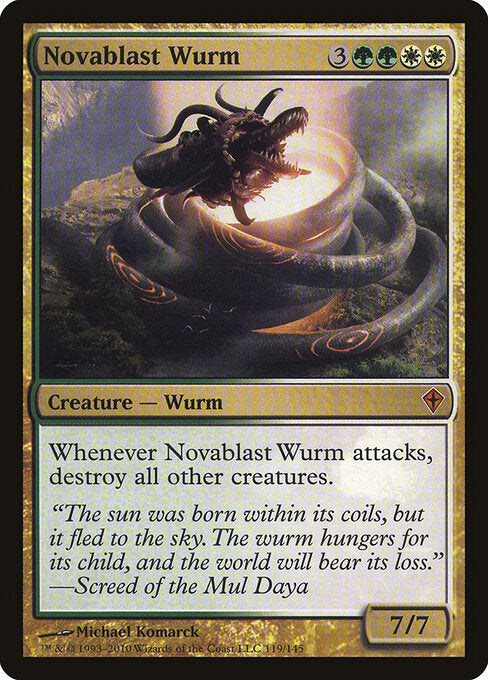 Novablast Wurm - Worldwake - 119