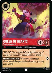 Queen of Hearts - Sensing Weakness - Fabled - 120/204