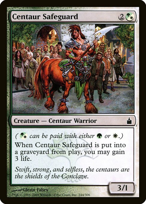 Centaur Safeguard - Ravnica: City of Guilds - 244