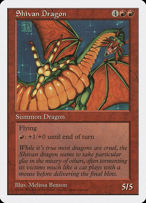 Shivan Dragon - Fifth Edition - 267