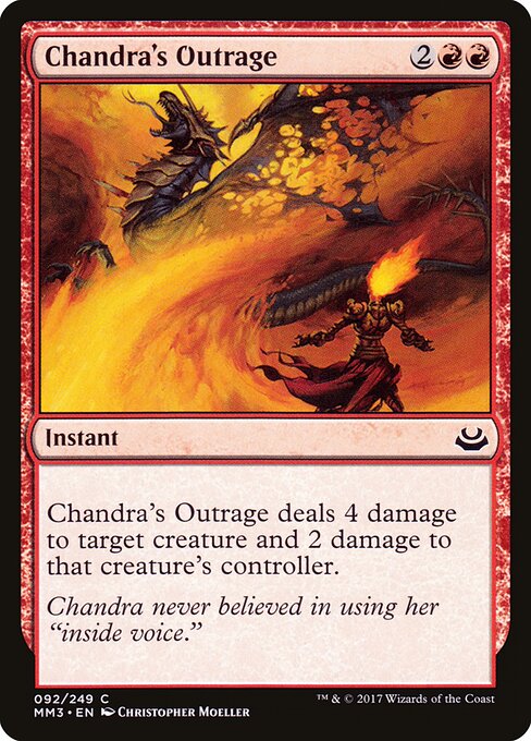Chandra's Outrage - Modern Masters 2017 - 92