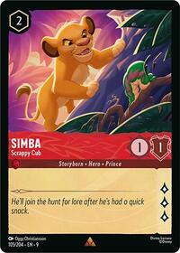Simba - Scrappy Cub - Fabled - 105/204