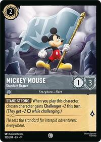 Mickey Mouse - Standard Bearer - Fabled - 185/204