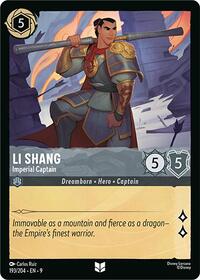 Li Shang - Imperial Captain - Fabled - 193/204