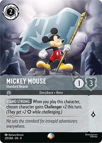Mickey Mouse - Standard Bearer (Epic) - Fabled - 221/204