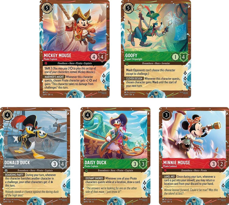 Image for Disney Cruise Promos (Set of 5) (DLPC) - Disney Lorcana