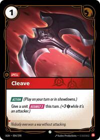Cleave - Origins - 004/298