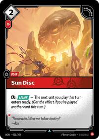 Sun Disc - Origins - 021/298