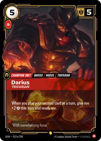 Darius, Trifarian (Alternate Art) - Origins - 027a/298
