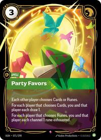 Party Favors - Origins - 071/298