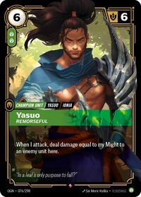 Yasuo, Remorseful - Origins - 076/298