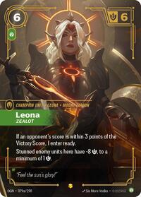 Leona, Zealot (Alternate Art) - Origins - 079a/298