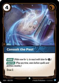 Consult the Past - Origins - 083/298