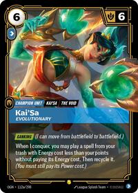 Kai'Sa, Evolutionary (Alternate Art) - Origins - 112a/298