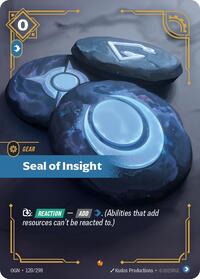 Seal of Insight - Origins - 120/298