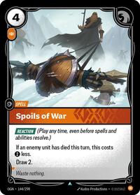 Spoils of War - Origins - 144/298