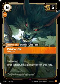 Warwick, Hunter - Origins - 159/298