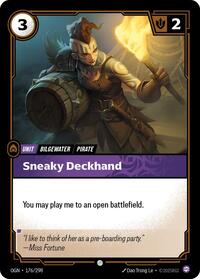 Sneaky Deckhand - Origins - 176/298