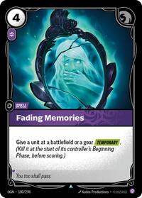 Fading Memories - Origins - 180/298