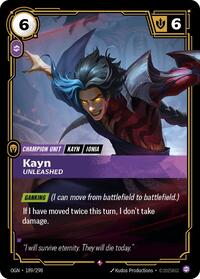 Kayn, Unleashed - Origins - 189/298