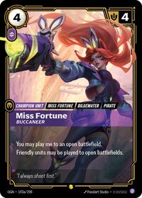 Miss Fortune, Buccaneer (Alternate Art) - Origins - 193a/298