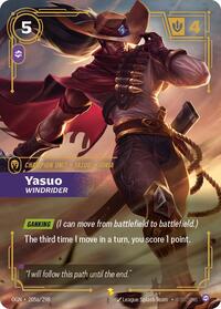 Yasuo, Windrider (Alternate Art) - Origins - 205a/298