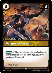 Vanguard Captain - Origins - 218/298