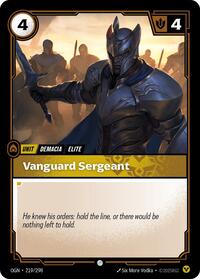 Vanguard Sergeant - Origins - 219/298
