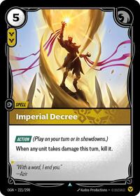 Imperial Decree - Origins - 221/298