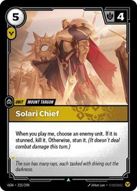 Solari Chief - Origins - 225/298