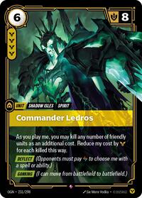 Commander Ledros - Origins - 231/298