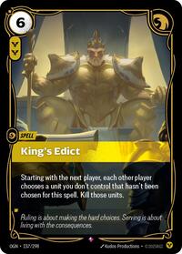 King's Edict - Origins - 237/298