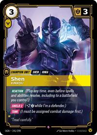 Shen, Kinkou - Origins - 241/298