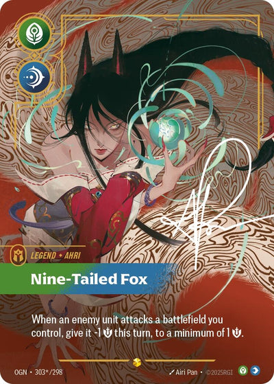 Ahri - Nine-Tailed Fox (Signature) (303*/298) (OGN)
