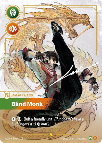 Lee Sin - Blind Monk (Signature) (304*/298) (OGN)