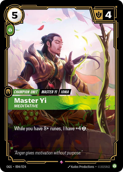 Master Yi - Meditative (004/024) (OGS)