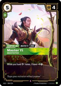 Master Yi, Meditative - Origins: Proving Grounds - 004/024