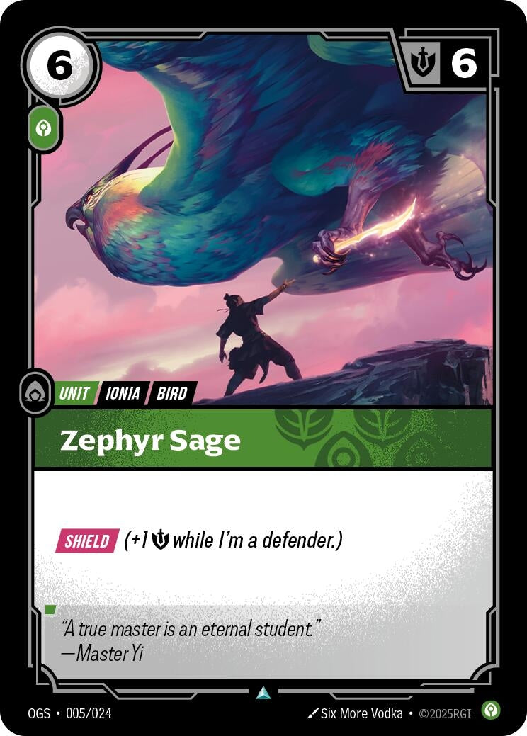 Image for Zephyr Sage (005/024) (OGS) - Riftbound: League of Legends Trading Card Game