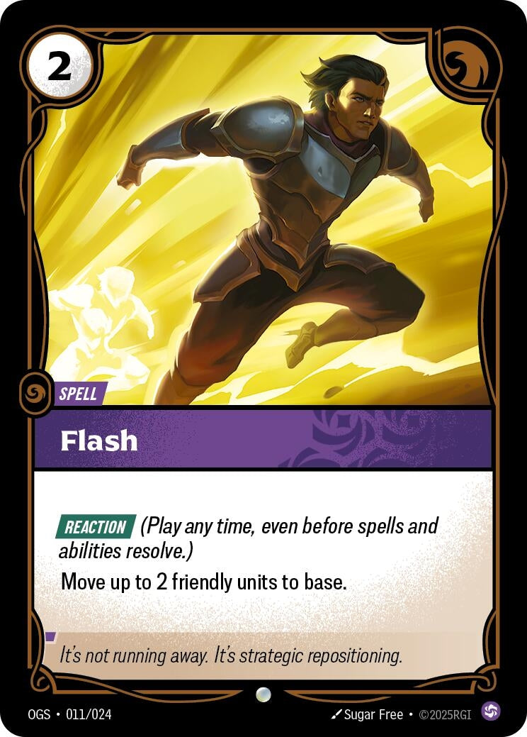 Image for Flash (011/024) (OGS) - Riftbound: League of Legends Trading Card Game