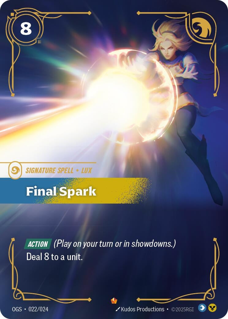 Image for Final Spark (022/024) (OGS) - Riftbound: League of Legends Trading Card Game